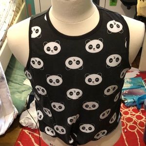 A use panda tank crop top for 5 below